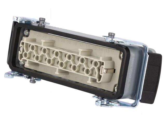 Connector: HDC; contact; vrouwelijk; EPIC KIT; PIN: 24; 24+PE; 16A Connector: HDC; contact; vrouwelijk; EPIC KIT; PIN: 24; 24+PE; 16A